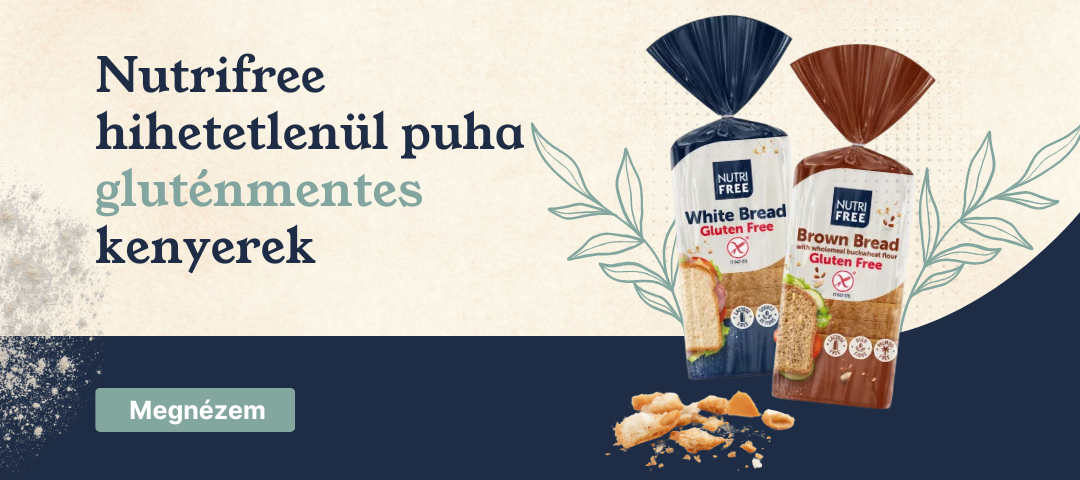NutriFree hihetetlenül puha gluténmentes kenyerek