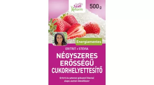 Szafi Reform Négyszeres erősségű édesítő (negyedannyi 1:4) 500 g