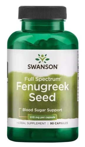 Swanson Fenugreek Seed (Görögszénamag) 610mg 90 kapszula