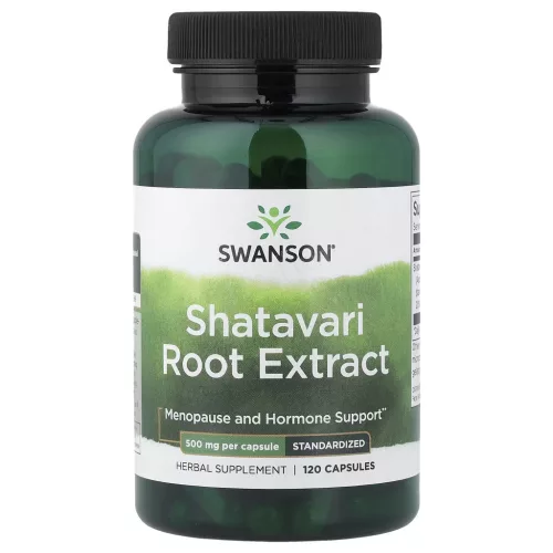Swanson Shatavari Root Extract 500mg 120 kapszula Shatavari gyökér kivonat