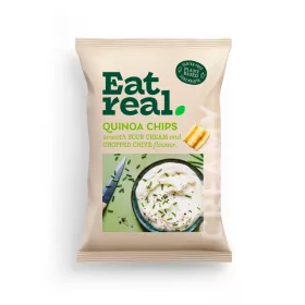   Eat Real quinoa chips lágy tejfölös & metélőhagymás ízű 40 g