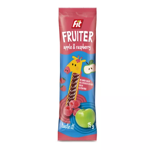 Fit fruiter alma+málna gyümölcszselé 15 g