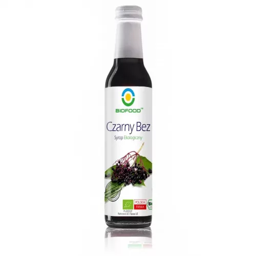 Bio Food bio 50°% fekete bodza szörp 250 ml