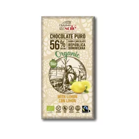 Sole bio étcsokoládé 56% citrommal 100 g