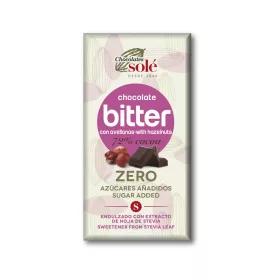 Sole bio étcsokoládé 72% keto mogyoró 100 g