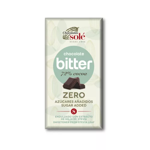 Sole zero étcsokoládé 72% keto 100 g