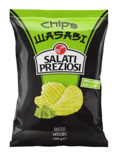 Salati Preziosi gluténmentes wasabi chips 100 g