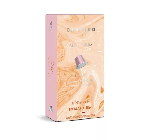 Carraro vanilla flavored kávékapszula nespresso kompatibilis 10 db