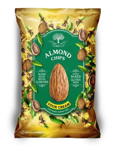 Temole mandula chips tejföl és hagyma ízű 40 g
