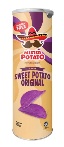 Mister Potato gluténmentes chips édesburgonya 160 g