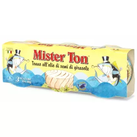 Mister Ton tonhaldarabok napraforgó olajban 3x80g 240 g