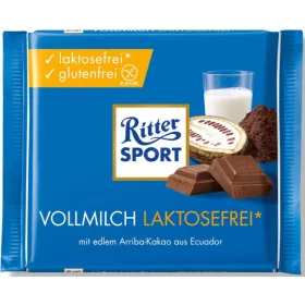 Ritter Sport laktózmentes lágy tejcsokoládé 100 g