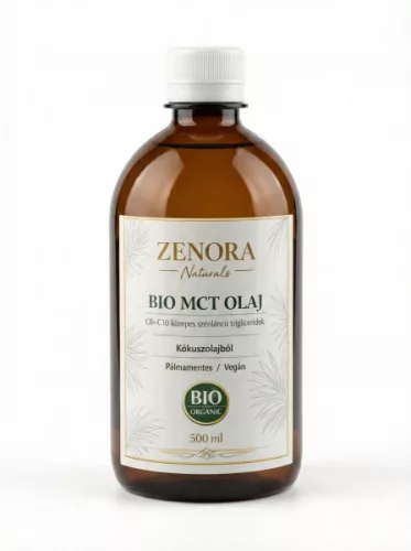 Zenora Naturals bio mct kókuszolaj 500 ml