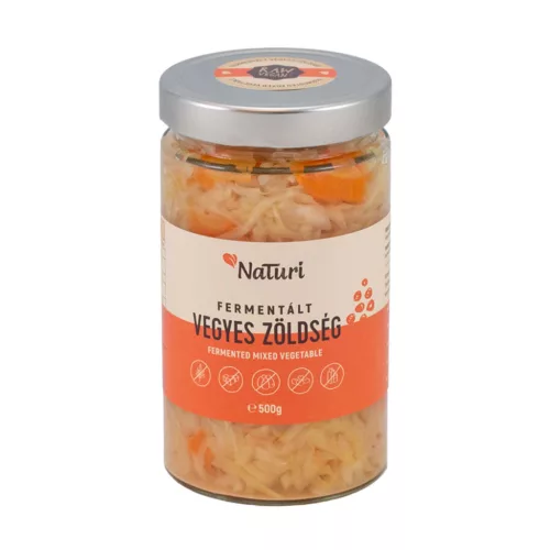 Naturi fermentált vegyes zöldség nagy 500 g