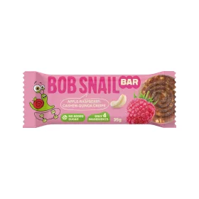   Bob Snail gyümölcsszelet magokkal alma-málna-kesudió-quinoa ropogós 35 g