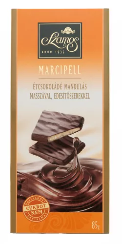 Szamos marcipell táblás csokoládé édesítőszerekkel 85 g