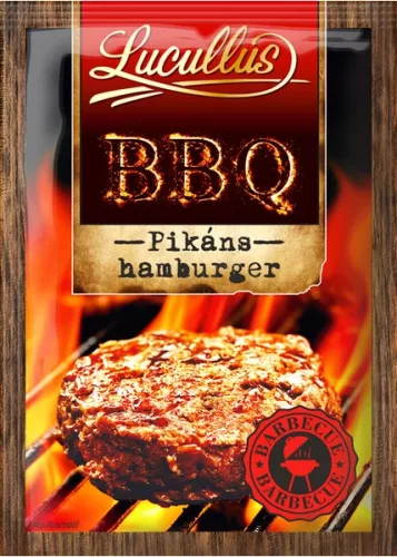 Lucullus bbq pikáns hamburger 43 g