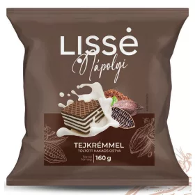 Lissé tejkrémmel töltött kakaós ostya 160 g