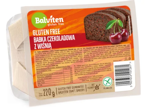 Balviten gluténmentes csokitorta cseresznyés 220 g