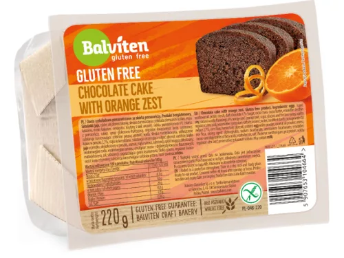 Balviten gluténmentes csokitorta naranccsal 220 g