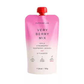   Nutrino Lab very berry mix - alma, eper, málna, banán, zabpehely és lenmag 180 g