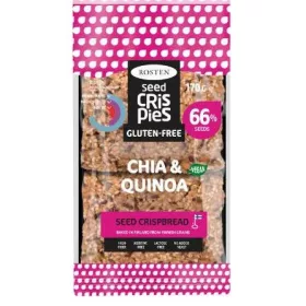   Rosten Crispies ropogós kenyérszelet chia mag és quinoás 130 g