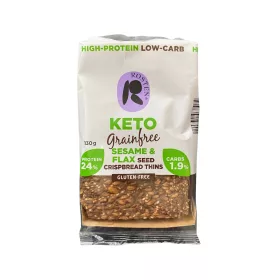   Rosten gm.keto magas proteintartalmú ropogós kenyérszelet szezám- és lenmagos 130 g