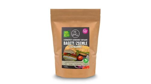 Szafi Free csökkentett szénhidrát-tartalmú bagett / zsemle lisztkeverék (gluténmentes) 1000 g