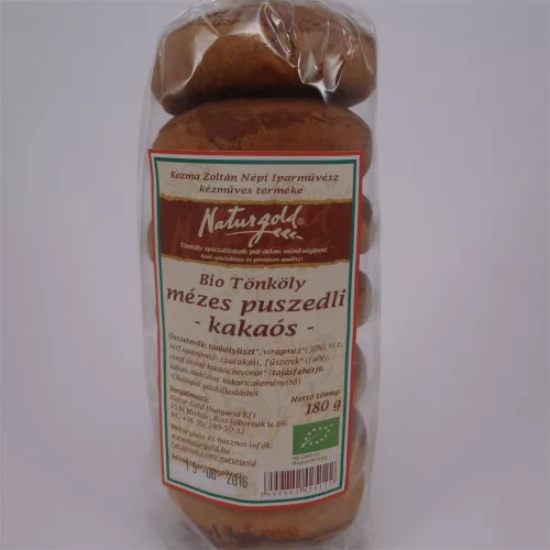 Naturgold bio tönköly mézes puszedli kakaós 180 g