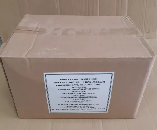 Kókuszzsír 20kg lédig Rétköz-Pack