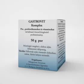   Gastrovit komplex pre-, probiotikumokat és vitaminokat tartalmazó étrend-kiegészítő por 50 g