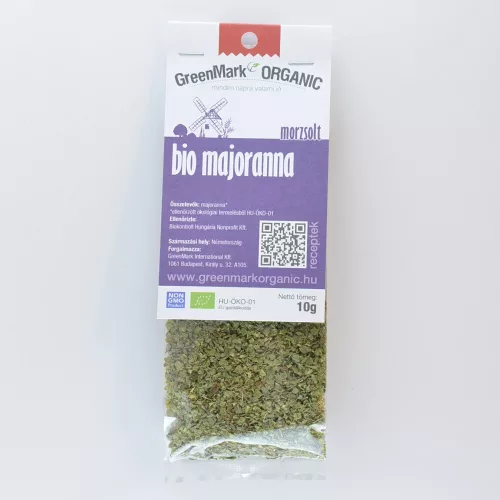 Greenmark bio majoranna morzsolt 10 g