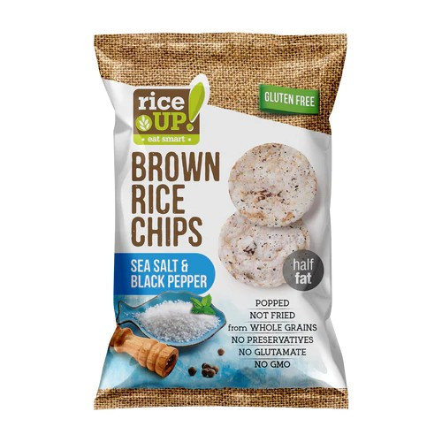 Rice Up Chips Sós és borsos ízű 60 g