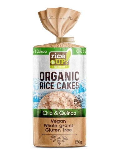 Rice Up Bio barnarizs tallér chia maggal és quinoával 120 g