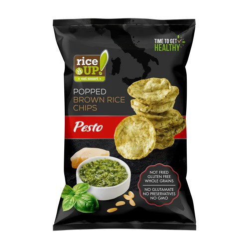 Rice Up Chips pesto ízű 60 g