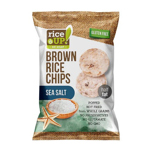 Rice Up Chips Tengeri sós ízű 60 g