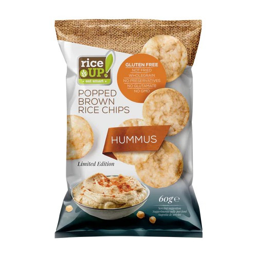Rice Up Chips humusz ízű 60 g