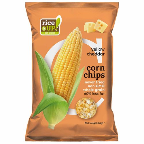 Rice up Kukorica chips Cheddar sajt ízű 60 g