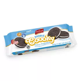   Coppenrath Double Cooky Kakaós glutén-, laktózmentes keksz vaníliás töltelékkel 300 g