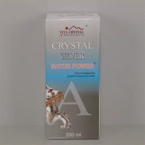 Crystal silver natur power étrend-kiegészítő ital 200 ml