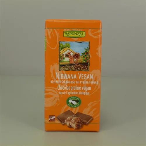 Rapunzel bio rizsitalos csokoládé nirwana vegán 100 g