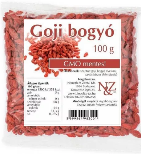 N&z goji bogyó 100 g