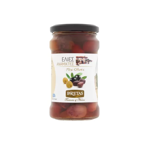 Bretas olajbogyó mix 314 ml