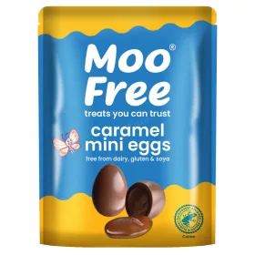   Moo Free vegán, gluténmentes csokoládé tojás karamellával töltve 88 g