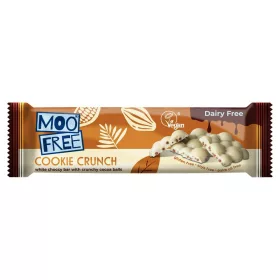   Moo Free vegán, gluténmentes Cookie Crunch szelet ropogós rizzsel 35 g