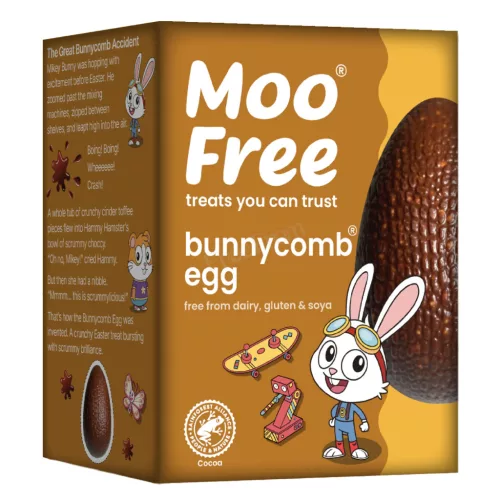 Moo Free vegán, gluténmentes húsvéti törökmézes csokoládé tojás 85 g