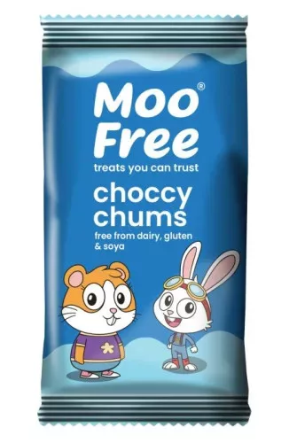 Moo Free Choccy Chums - tejmentes, gluténementes, laktózmentes, vegán csokoládé szelet 20g