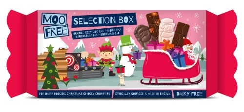 Moo Free vegán, gluténmentes Selection Box válogatás 90g 