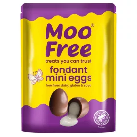   MOO FREE Vegán, Gluténmentes, Tejmentes, Szójamentes Fondanttal töltött csokoládés tojások (7x12g)