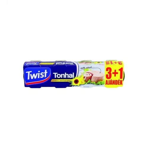 Twist tonhaltörzs növényi olajban 3+1 320 g